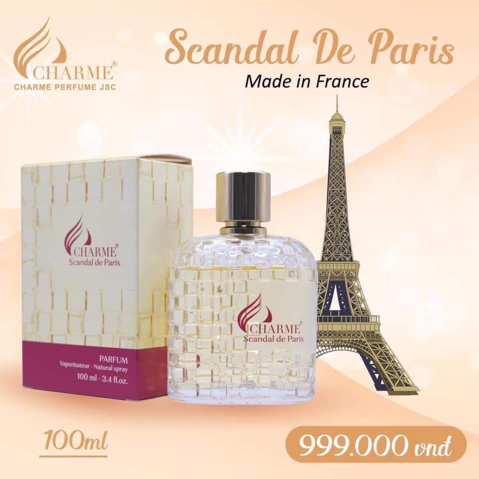 NƯỚC HOA NỮ CHARME SCANDAL DE PARIS 100ML – MADE IN FRANCE