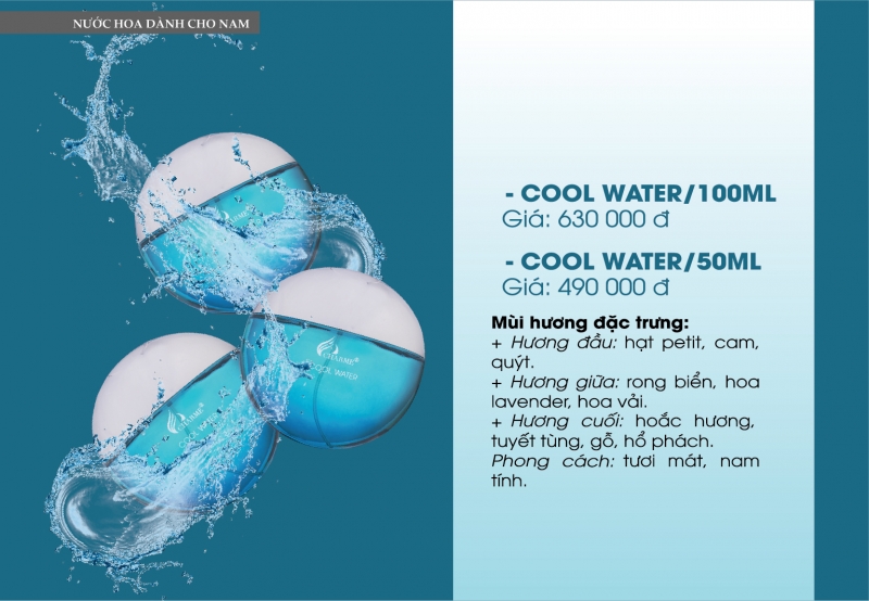 nước hoa charme cho nam cool water 100ml