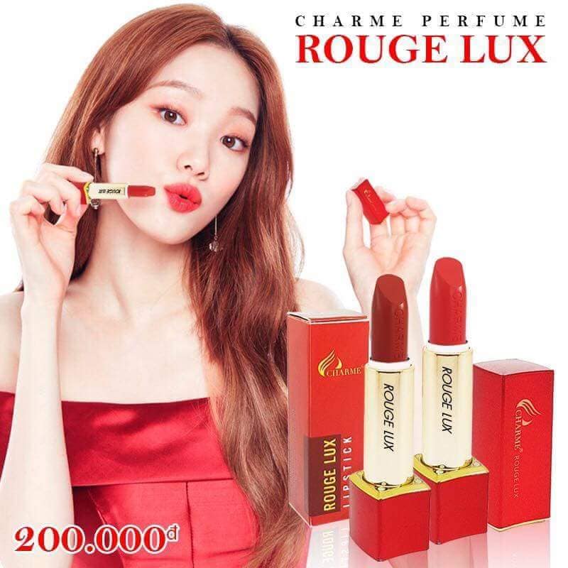 Son môi Charme Rouge Lux đỏ cam và nâu